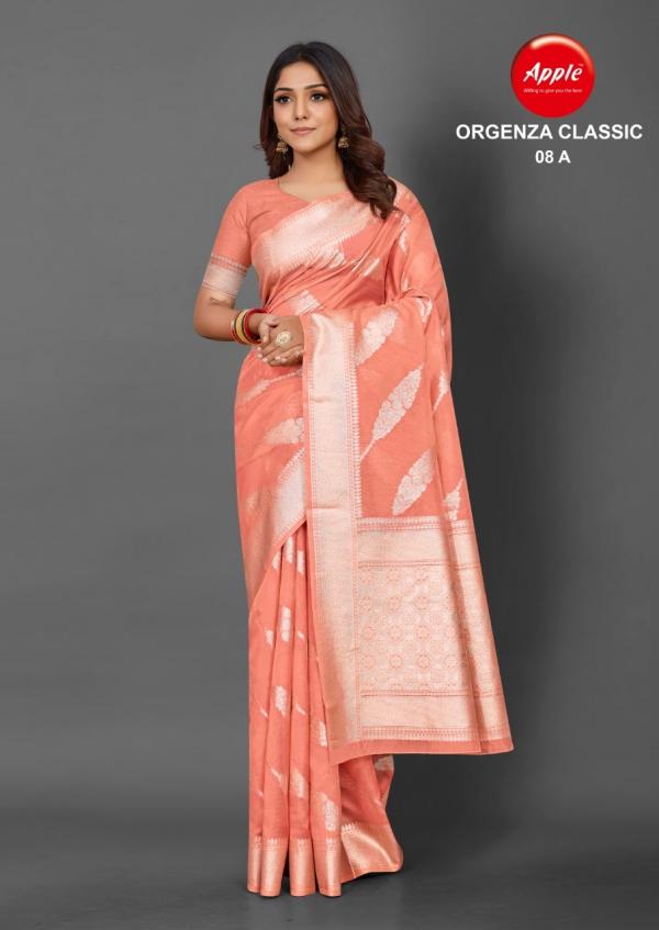 Apple Organza Classic 8 Fancy Wear Designer Exclusive Saree Collection